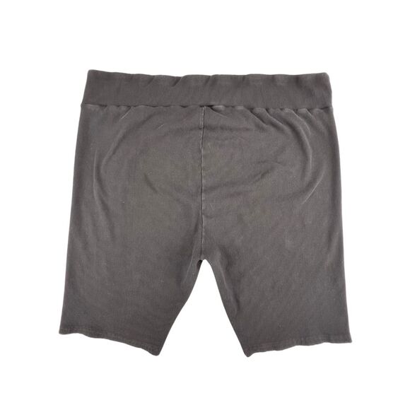 Time And Tru Shorts 4X Black Ribbed Knit Elastic Waist Lounge Casual Bike Shorts - Picture 9 of 9